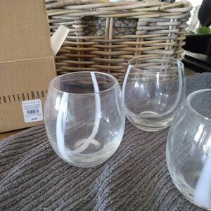 3 Tea light or votive holders     NEW, not used